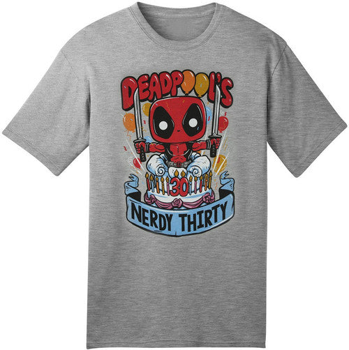 Funko Marvel Collector Corps Deadpool Nerdy Thirty Exclusive T-Shirt [3X-Large]
