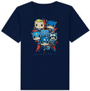 Funko Marvel Collector Corps Captain America 80th Anniversary Exclusive T-Shirt [2X-Large]