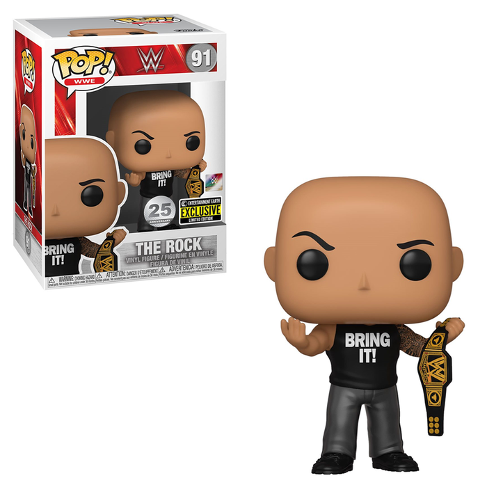 WWE The Rock Pop! Vinyl Figure