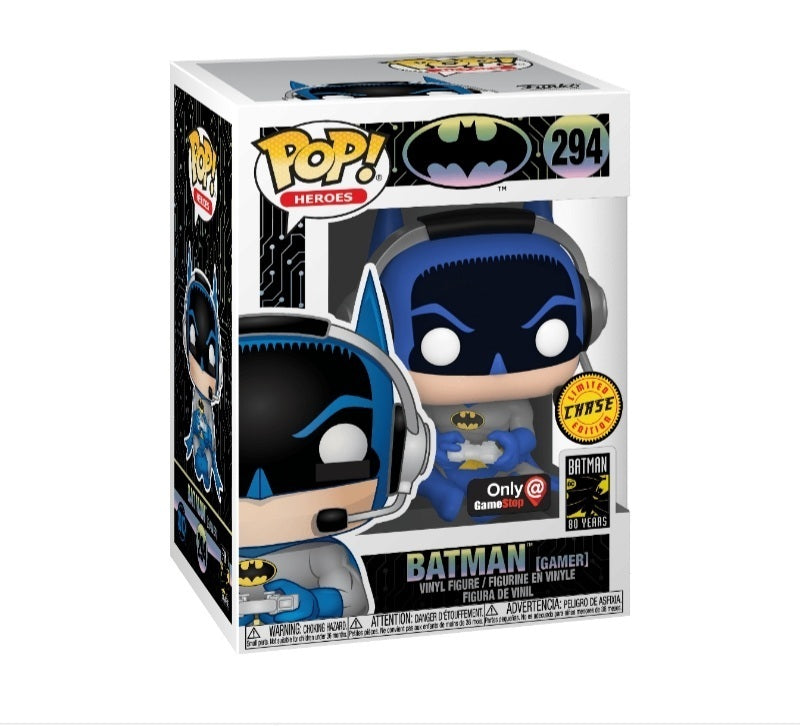 Batman (Gamer) (Sitting) CHASE Funko Pop!