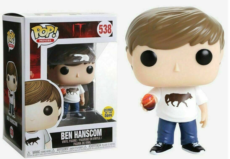 IT Ben Hanscom Glows In The Dark Pop! Vinyl Figure