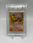 2000 Gym Challenge Unlimited Blaine's Charizard 2/132 Beckett Subgrades 9 Mint