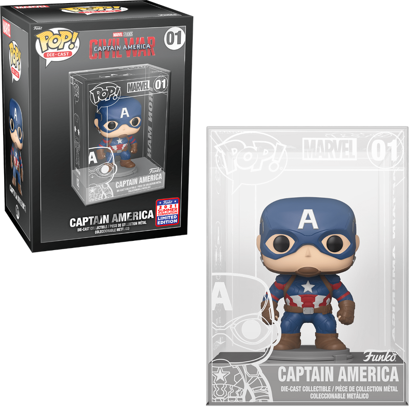 Captain America Die-Cast Pop Vinyl Figure