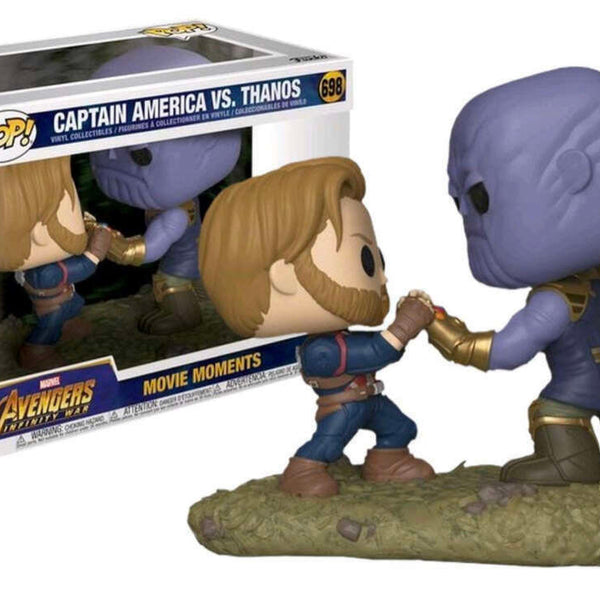 Funko Pop Marvel Avengers 698 Captain America vs. Thanos - Game Games - A Loja Mais POP do Brasil | Vem Conhecer