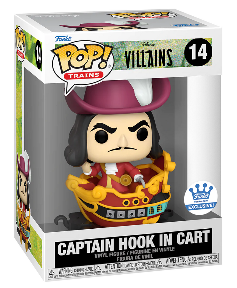 Captain Hook in Cart (Villains) Funko Exclusive Pop! Vinyl Figure #14