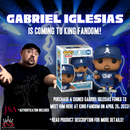 *SIGNED* Gabriel Iglesias: Stadium Fluffy (Away) Funko Pop JSA Authentication