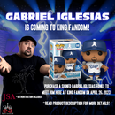 *SIGNED* Gabriel Iglesias: Stadium Fluffy (Home) Funko Pop JSA Authentication