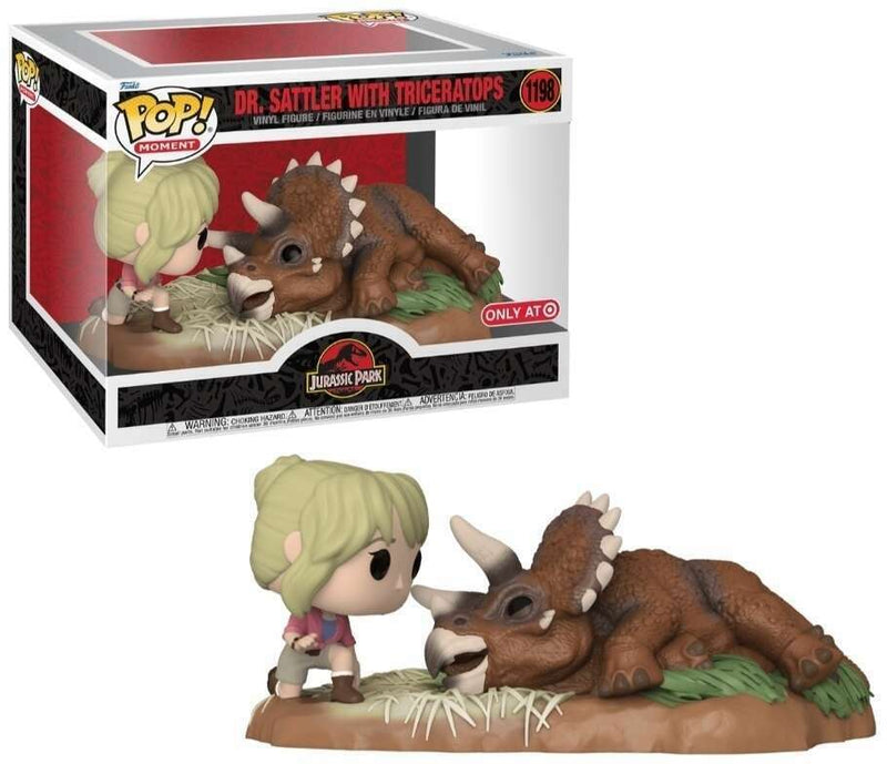 Dr. Sattler with Triceratops Target Exclusive