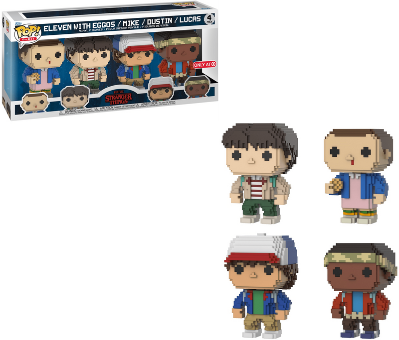 Eleven with Eggos / Mike / Dustin / Lucas - 4 Pack (Target Exclusive)