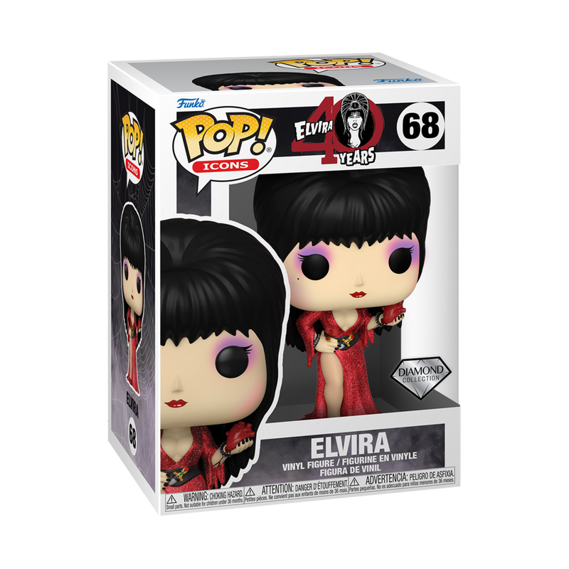 Elvira (Red Dress | Diamond Glitter)