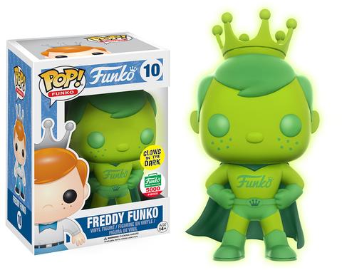 Freddy Funko (Glow in the Dark) Freddy Funko Superhero; Freddy Funko Gamma Green Glow