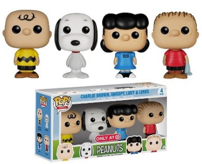 Charlie Brown, Snoopy, Lucy, and Linus 4 Pack