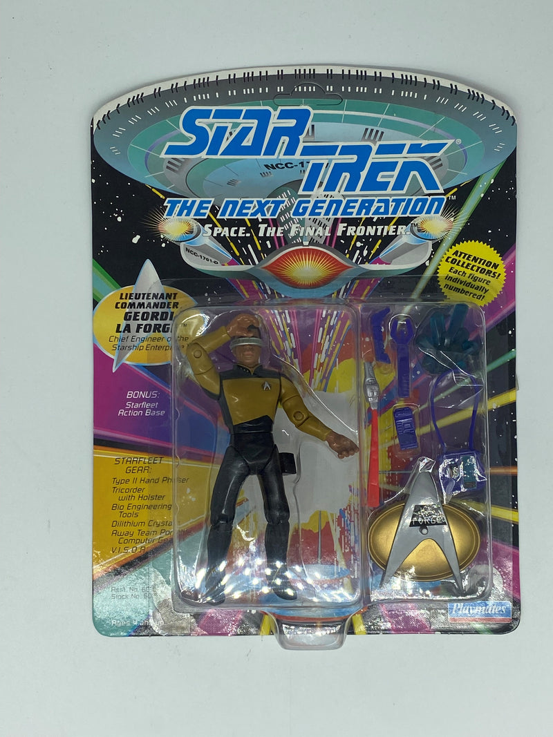 Star Trek The Next Generation Lieutenant Commander George La Forge Playmates Action Figure