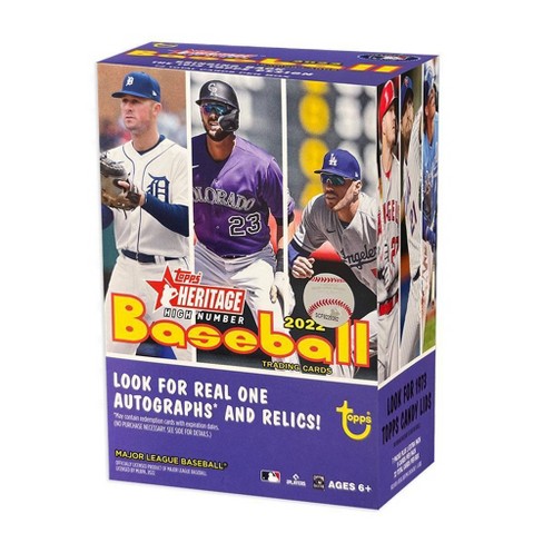 2022 Topps MLB Heritage High Number Baseball Trading Card Blaster Box
