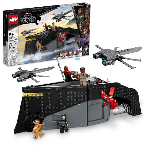 Black Panther: Wakanda Forever - War on The Water Lego set