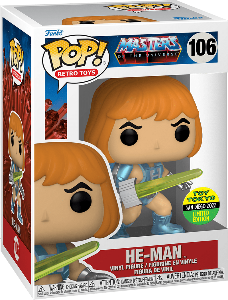 He-Man (Metallic) with Sword of Power Pop! Vinyl Figure