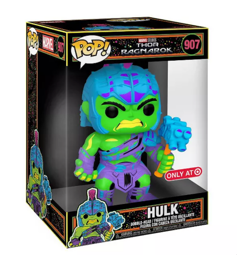 Hulk (Ragnarok) (Jumbo) (Blacklight) Target Exclusive Pop! Vinyl Figure