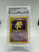 AGS Graded 1999 Pokemon Fossil Holo Hypno 1st Edition 8/62 8.0