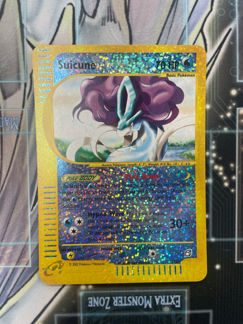 Pokemon Suicune Aquapolis Reverse Holo Box Topper Jumbo Card 8/12