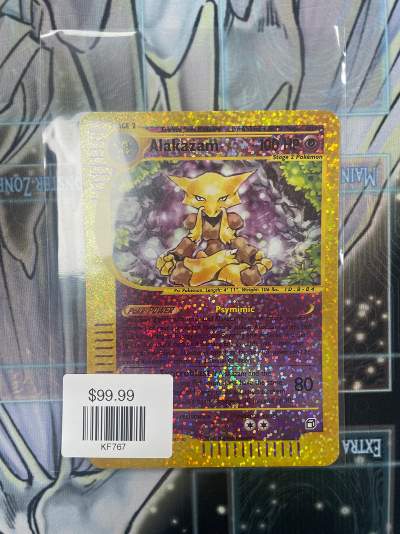 Pokemon Card - Alakazam 1/12 Jumbo Box Topper Expedition 2002