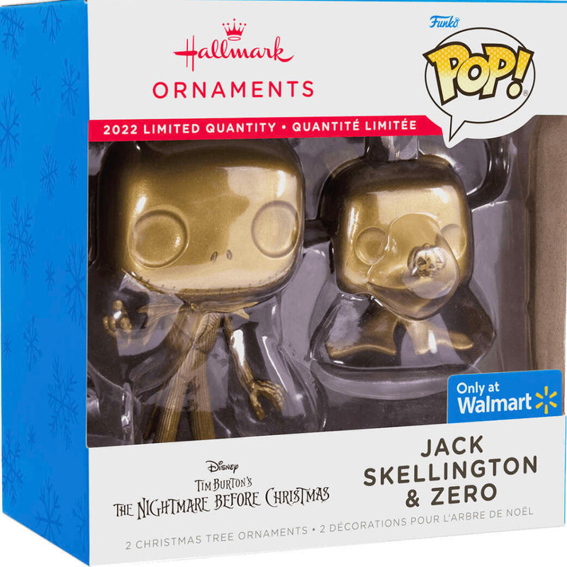 Jack Skellington & Zero Funko Ornaments