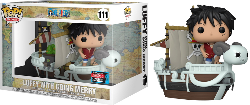 Luffy With Going Merry (Fall Convention Sticker) Pop! Vinyl Figure
