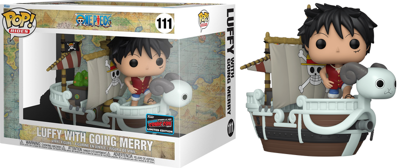 Luffy with Going Merry  NYCC Convention Sticker