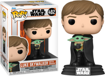 Star Wars Luke Skywalker with Grogu Pop! Vinyl Figure