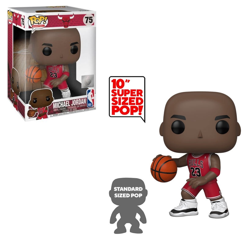 Michael Jordan (Red Away Jersey) (10-Inch) Funko Pop!