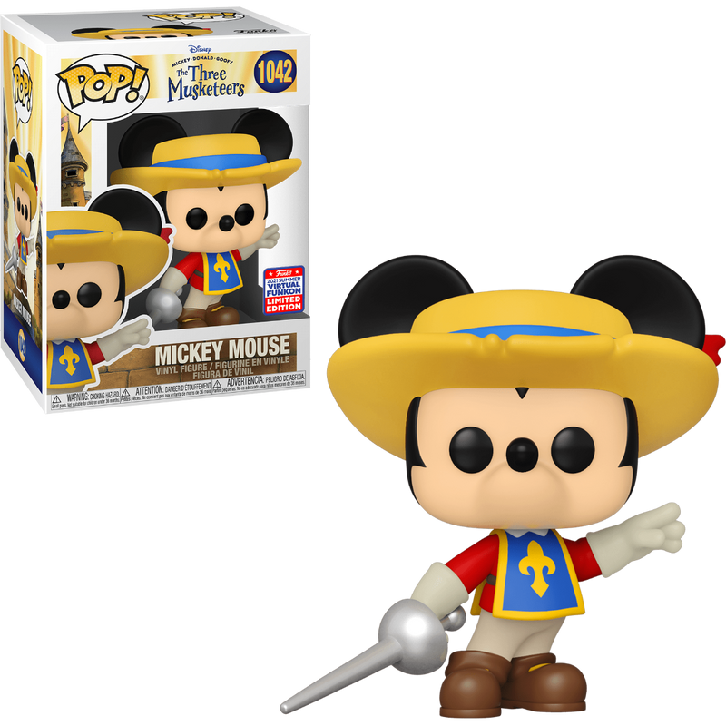 The Three Musketeers Mickey Mouse Pop! Vinyl Figure