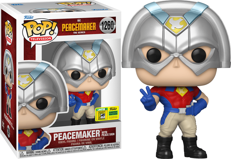 Peacemaker with Peace Sign SDCC Sticker