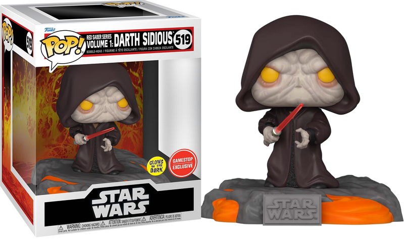 Red Saber Series Volume 1: Darth Sidious (Glow in the Dark) Vinyl
