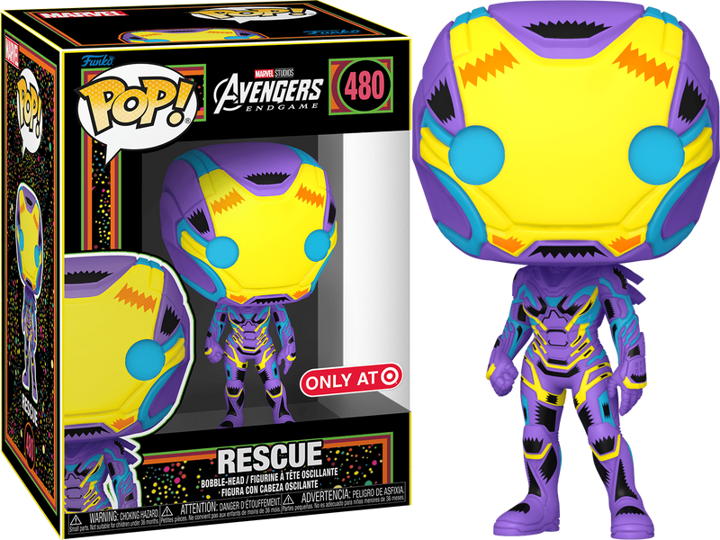 Avengers Endgame Rescue Blacklight Pop Vinyl Figure 480