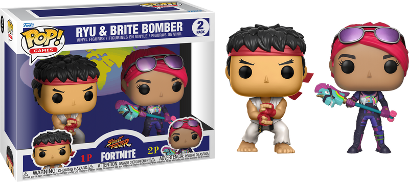 Ryu & Brite Bomber Fortnite Street Fighter Pop! Vinyl Figure