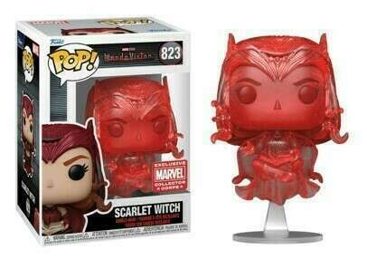 Scarlet Witch with Darkhold (Red | Translucent Glitter) Pop! Vinyl Figure