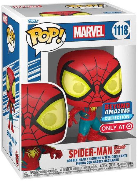 Spider-Man Oscorp Suit Pop! Vinyl Figure