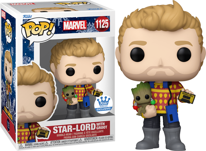 Marvel Star-Lord with Groot Pop! Vinyl Figure