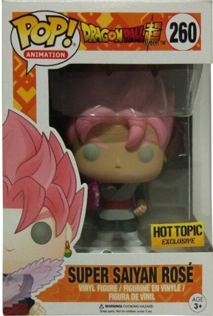 Dragon Ball Z Super Saiyan Rose Hot Topic Exclusive (NO STICKER) Pop! Vinyl Figure