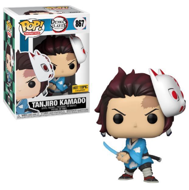 Tanjiro Kamado (Mask) Hot Topic Exclusive Pop! Vinyl Figure
