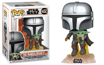 The Mandalorian with The Child (Flying) Pop! Vinyl Figure