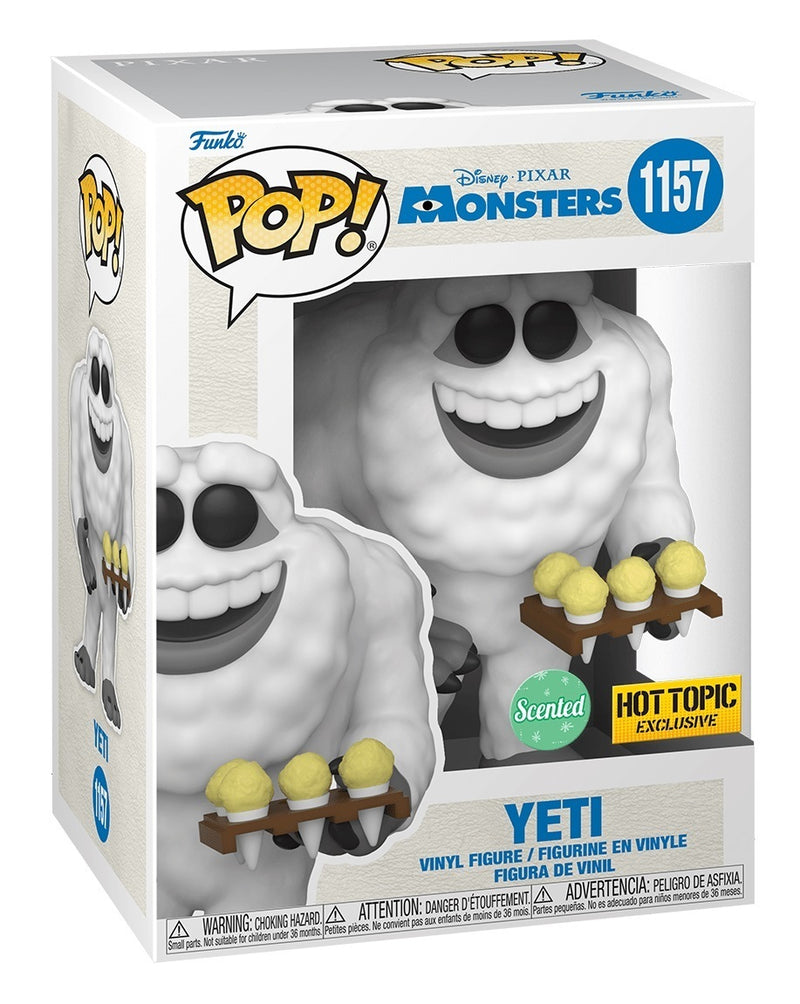Disney Pixar Monsters Yeti Hot Topic Scented Pop! Vinyl Figure