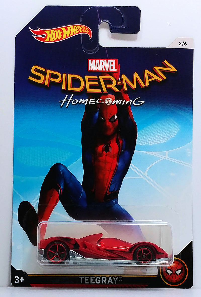 Spiderman Homecoming Teegray HotWheel