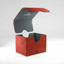 GameGenic Sidekick Deck Box - Red (Holds 100+)