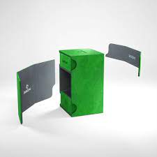 GameGenic Watchtower Convertible Deck Box - Green (Holds 100+)