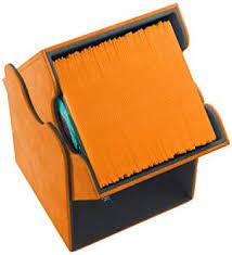 GameGenic Squire Deck Box - Orange (Holds 100+)