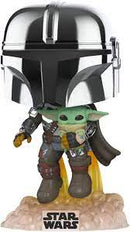 The Mandalorian with Grogu (with pin) Pop! Vinyl Figure