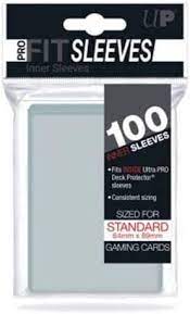 Ultra Pro Fit Clear Gloss Deck Protector Sleeves