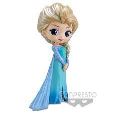 Disney Princess BANPRESTO Q Posket Characters Figure - Elsa Glitter