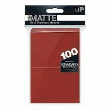 Ultra Pro Matte Red Deck Protector Sleeves
