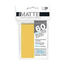 Ultra Pro 60 Matte Yellow Deck Protector Sleeves (Small)